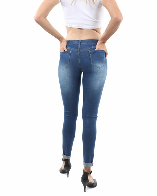 Wallace Skinny Jeans - Navy - GHAVASTORE