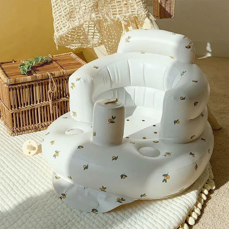 Inflatable Baby Chair for Dining & Bath - GHAVASTORE