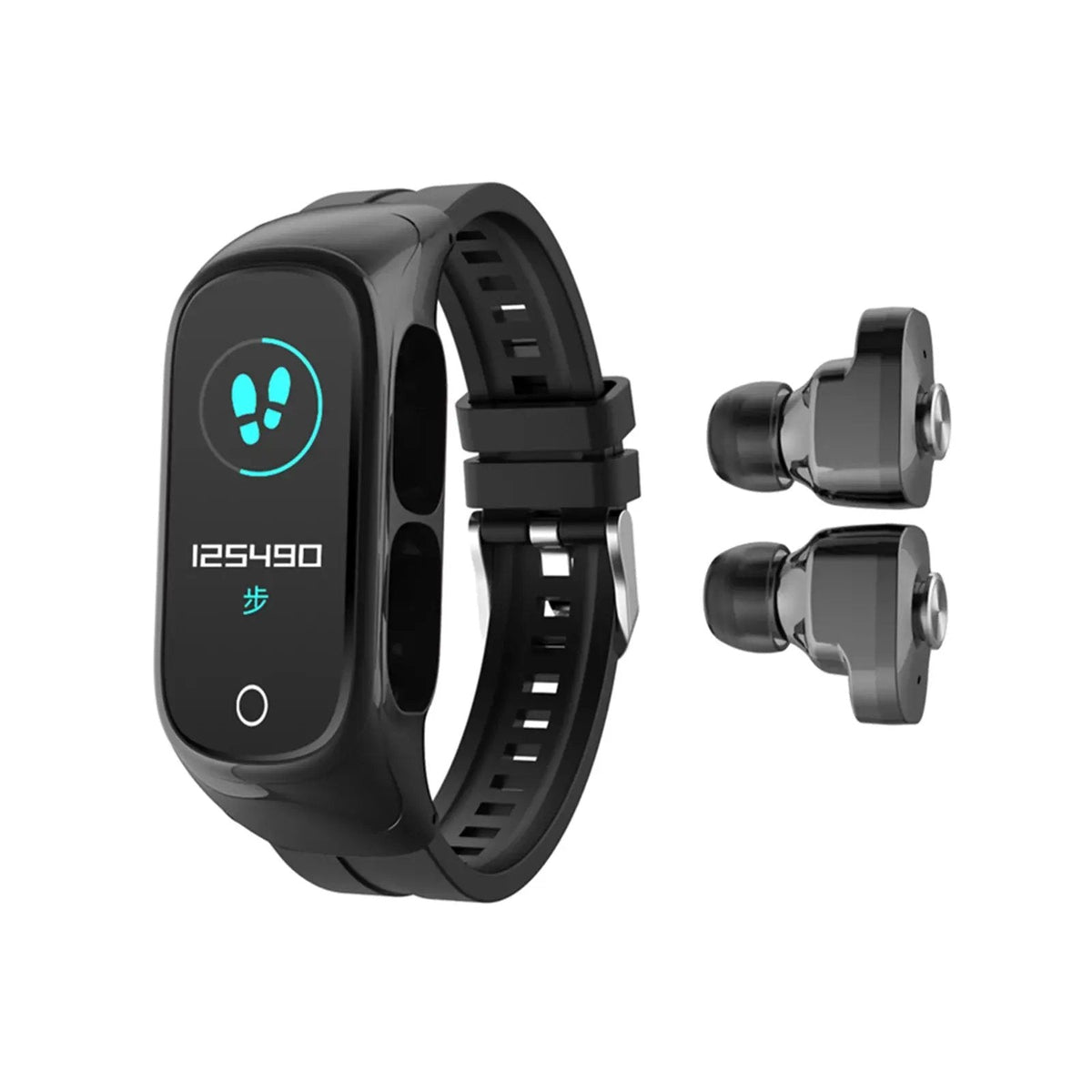 2-In-1 Smart Watch & Earbuds Fitness True Wireless Combo - GHAVASTORE