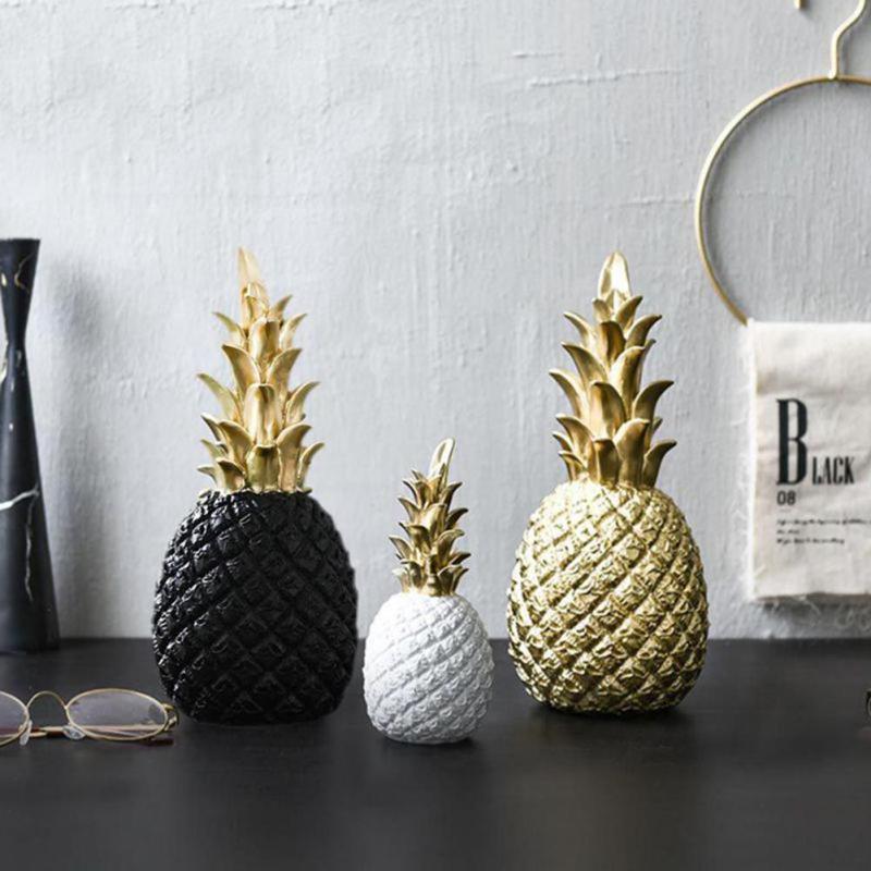 Gold Pineapple Resin Window Display Decor - GHAVASTORE