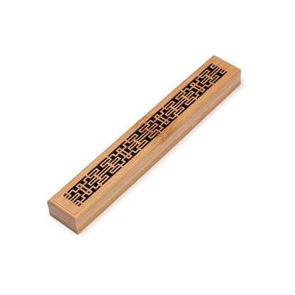 Bamboo Incense Burner With Agarwood Box For Home Use - GHAVASTORE