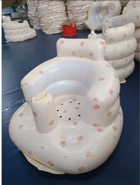 Inflatable Baby Chair for Dining & Bath - GHAVASTORE