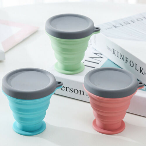 200ML Silicone Collapsible Travel Coffee Cup - GHAVASTORE