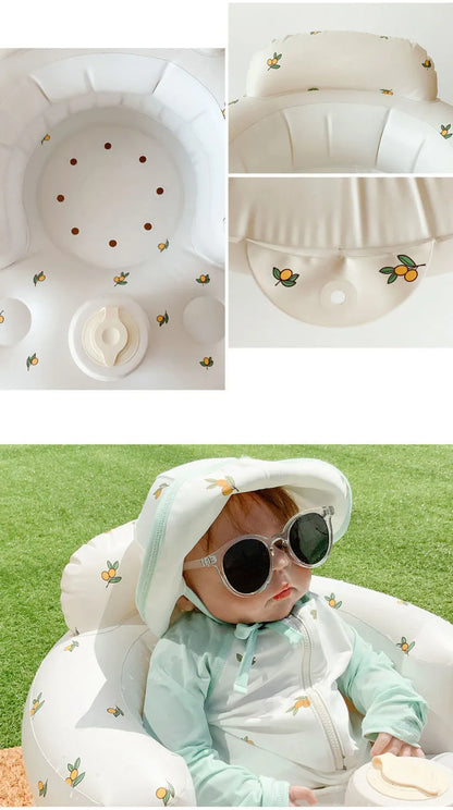 Inflatable Baby Chair for Dining & Bath - GHAVASTORE