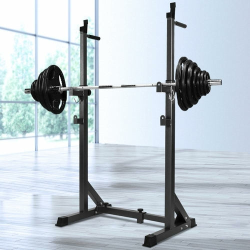 Everfit Weight Bench Adjustable Squat Rack Home Gym Equipment 300kg - GHAVASTORE