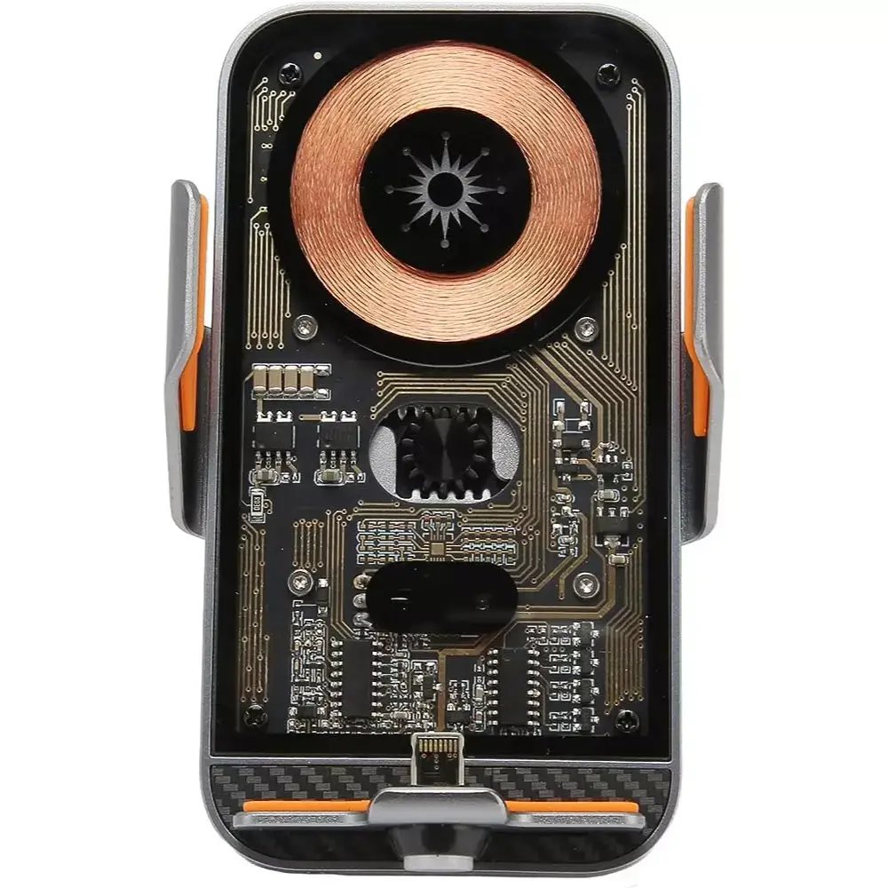 Car Phone Holder with Wireless Charger - GHAVASTORE