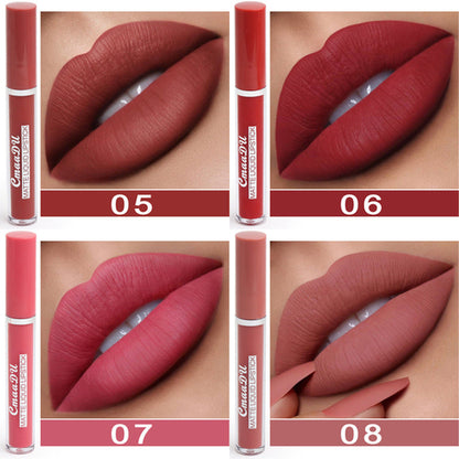 Women's Non-stick Cup Waterproof Matte Lipstick - GHAVASTORE