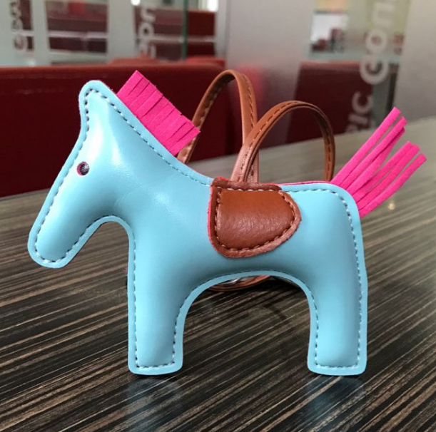 Handmade Leather Pony Keychain And Bag Charm - GHAVASTORE