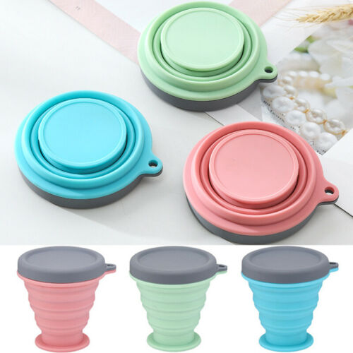 200ML Silicone Collapsible Travel Coffee Cup - GHAVASTORE