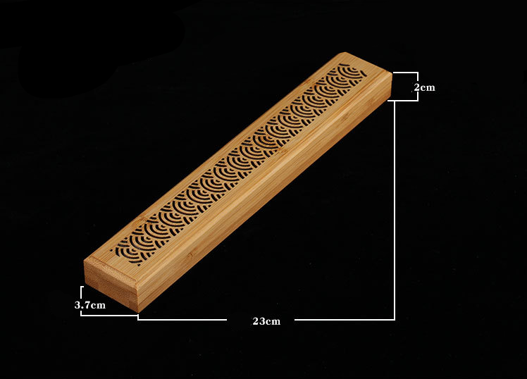 Bamboo Incense Burner With Agarwood Box For Home Use - GHAVASTORE