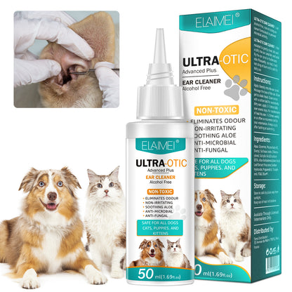 Pet Ear Cleaner 50ml - GHAVASTORE