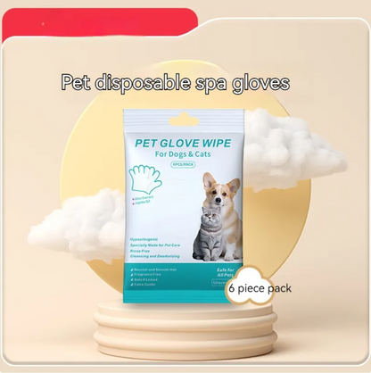 Pet Cleaning Gloves & Wipes - GHAVASTORE