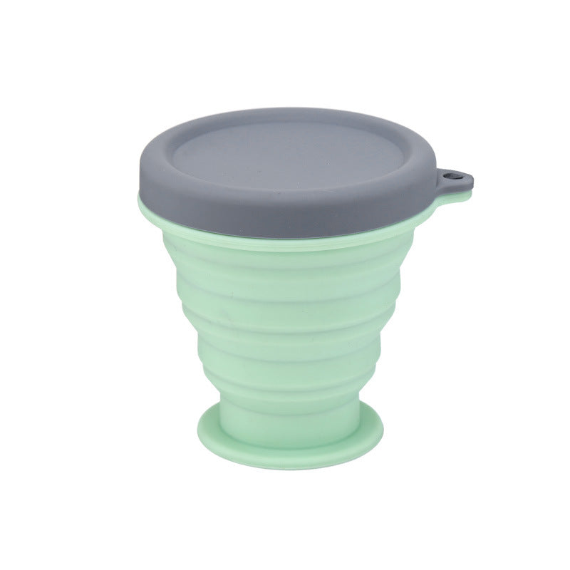 200ML Silicone Collapsible Travel Coffee Cup - GHAVASTORE