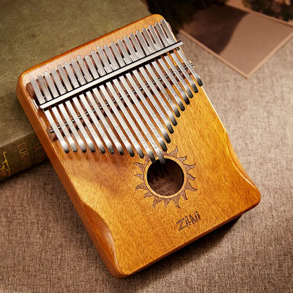 21-Note Kalimba Thumb Piano For Beginner Musicians