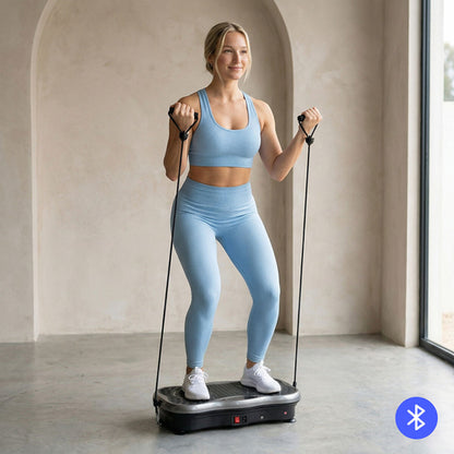 Vibration Platform with Speaker, Resistance Bands and Remote Control - GHAVASTORE