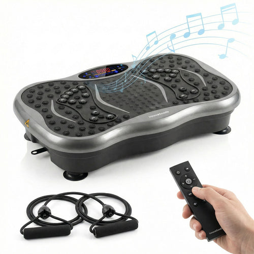 Vibration Platform with Speaker, Resistance Bands and Remote Control - GHAVASTORE